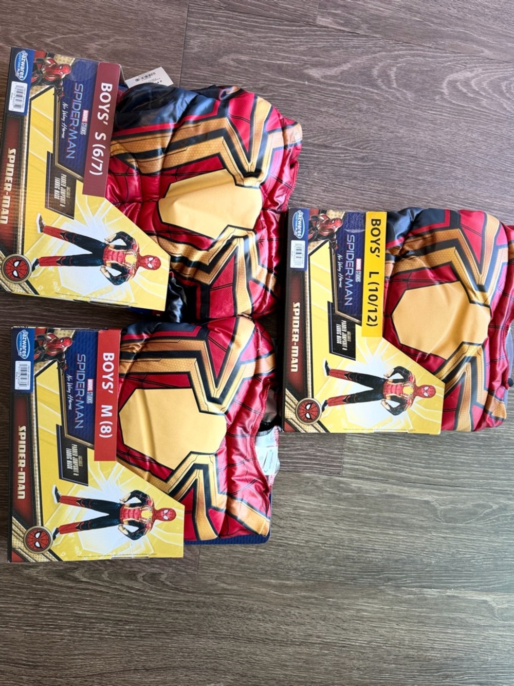 Marvel Spider-Man Boys' Muscle Chest Tops - Red & Gold
